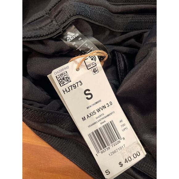 Adidas Men's Axis 3.0 Woven Shorts black Small - Picture 10 of 10